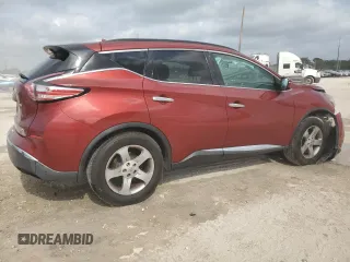 2016 Nissan Murano SV with VIN 5N1AZ2MG0GN114604, listed as a Copart auction lot 53262765 with Not Provided miles and Salvage Title. Bid and sale history available at carsss.com. Image 3.