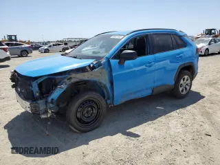 2019 Toyota RAV4 LE with VIN 2T3F1RFV5KC015589, listed as a Copart auction lot 60467465 with 123,950 mi miles and Salvage title. Bid and sale history available at DreamBid. Image 1.