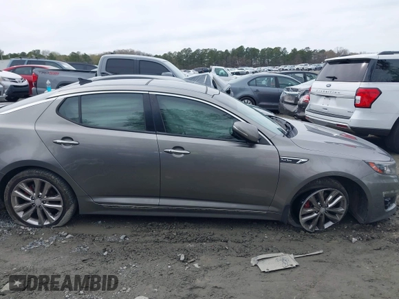 2014 Kia Optima SXL Turbo with VIN 5XXGR4A68EG272347, listed as a IAAI auction lot 41847119 with 131,197 mi miles and . Bid and sale history available at DreamBid. Image 13.