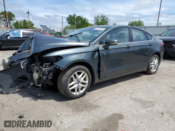 2015 Ford Fusion SE z VIN 3FA6P0H7XFR207923, wystawiony jako Copart lot #57637395 z przebiegiem Nie podano mil oraz Szkoda całkowita • Salvage title. Historia ofert i sprzedaży dostępna na DreamBid. Obrazek 1.