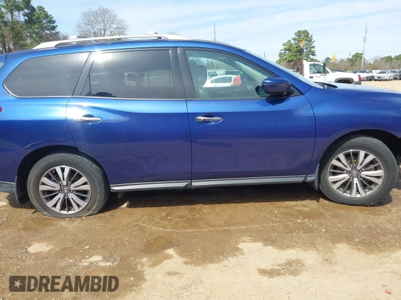 2017 Nissan Pathfinder S with VIN 5N1DR2MN5HC677480, listed as a IAAI auction lot 41730478 with 73,219 mi miles. Bid and sale history available at carsss.com. Image 14.