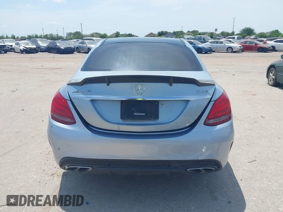 2018 Mercedes-Benz C 43 AMG with VIN 55SWF6EB9JU236198, listed as a IAAI auction lot 42278960 with 48,432 mi miles and . Bid and sale history available at DreamBid. Image 16.