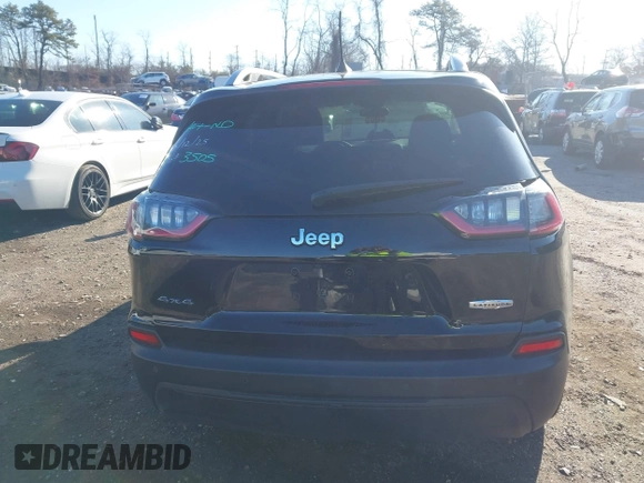 2019 Jeep Cherokee Latitude Plus with VIN 1C4PJMLB2KD261304, listed as a IAAI auction lot 41877500 with 76,442 mi miles and . Bid and sale history available at DreamBid. Image 16.