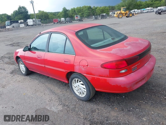 1997 Ford Escort LX with VIN 1FALP13P1VW418844, listed as a IAAI auction lot 42583584 with 145,463 mi miles and . Bid and sale history available at DreamBid. Image 3.
