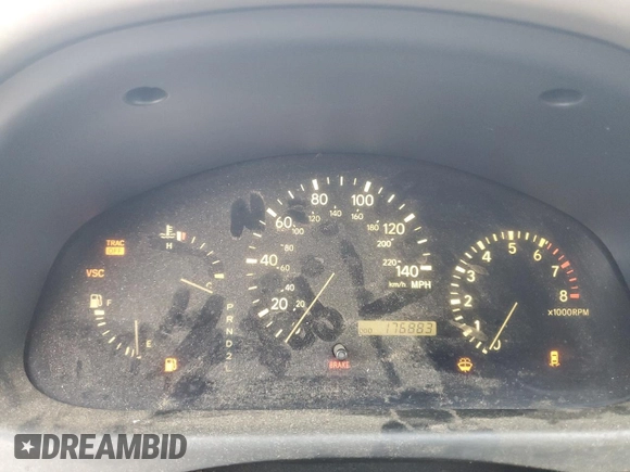2001 Lexus RX 300 with VIN JTJGF10U310095982, listed as a Copart auction lot 85820124 with 176,883 mi miles and Salvage Title. Bid and sale history available at DreamBid. Image 9.