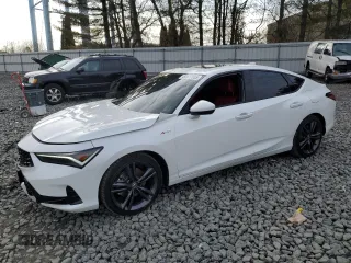 2025 Acura Integra w/A-Spec Package with VIN 19UDE4H3XSA011434, listed as a Copart auction lot 50617055 with 554 mi miles and Salvage title. Bid and sale history available at DreamBid. Image 1.
