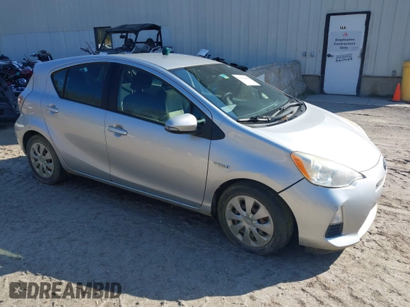 2012 Toyota Prius One with VIN JTDKDTB30C1517609, listed as a IAAI auction lot 42211418 with Not Provided miles and . Bid and sale history available at DreamBid. Image 1.