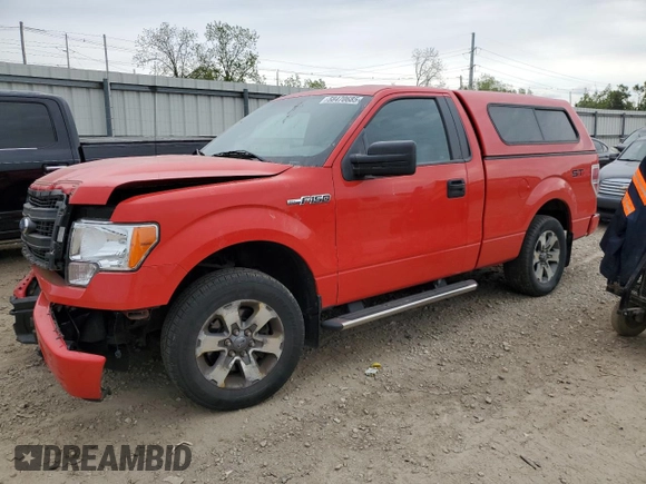 2013 Ford F-150 XL with VIN 1FTMF1CF4DKE96789, listed as a Copart auction lot 58470685 with Not provided miles and Salvage title. Bid and sale history available at DreamBid. Image 1.