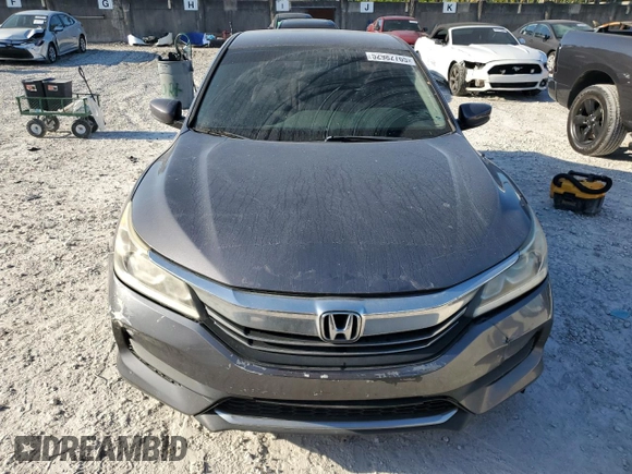 2017 Honda Accord LX with VIN 1HGCR2F30HA112692, listed as a Copart auction lot 52982765 with 87,501 mi miles and Salvage Title. Bid and sale history available at carsss.com. Image 5.