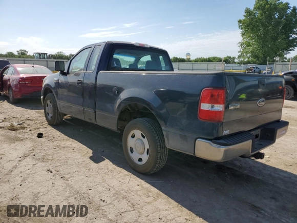 2005 Ford F-150 XL with VIN 1FTRF12W85NB33192, listed as a Copart auction lot 57240225 with 104,331 mi miles and Salvage title. Bid and sale history available at DreamBid. Image 2.