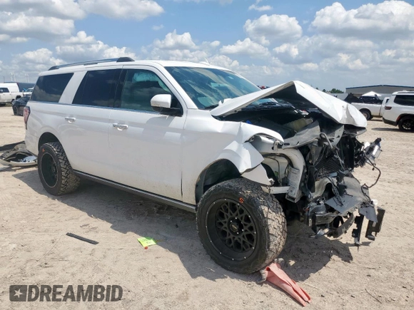2019 Ford Expedition Max Limited with VIN 1FMJK2AT9KEA35382, listed as a Copart auction lot 58845555 with 124,057 mi miles and Salvage title. Bid and sale history available at DreamBid. Image 4.