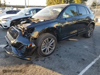 2024 Audi Q3 S line Premium with VIN WA1DECF37R1082171, listed as a Copart auction lot 88710615 with 3,877 mi miles and Salvage Title. Bid and sale history available at carsss.com. Image 1.