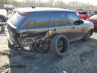 2019 Land Rover Range Rover with VIN SALGS2RE7KA561868, listed as a Copart auction lot 42425395 with Not provided miles and Salvage title. Bid and sale history available at DreamBid. Image 3.