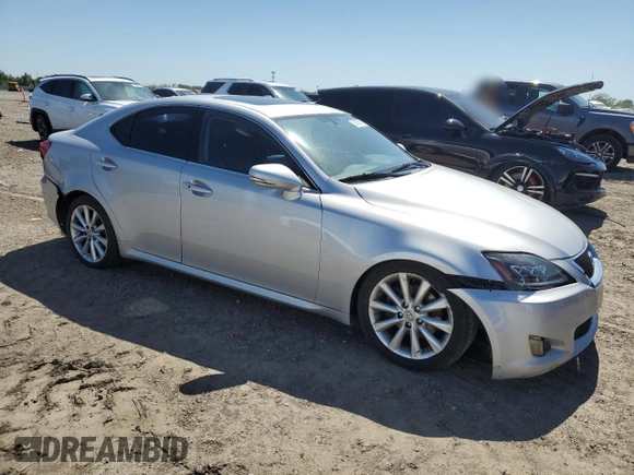 2009 Lexus IS 250 with VIN JTHBK262492089904, listed as a Copart auction lot 52156215 with 181,563 mi miles and Salvage Title. Bid and sale history available at carsss.com. Image 4.