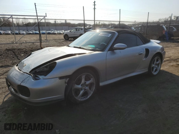2004 Porsche 911 Carrera S with VIN WP0CB29954S676877, listed as a Copart auction lot 43008885 with 73,052 mi miles and Salvage Title. Bid and sale history available at DreamBid. Image 1.