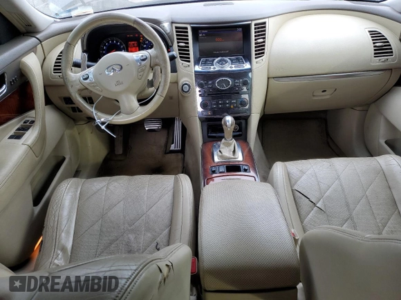 2009 Infiniti FX35 with VIN JNRAS18W39M156360, listed as a Copart auction lot 74988014 with 206,260 mi miles and Salvage Title. Bid and sale history available at carsss.com. Image 8.