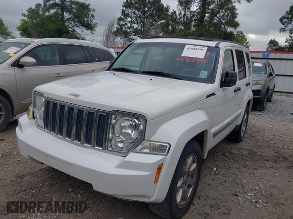 2008 Jeep Liberty Limited with VIN 1J8GN58K28W245225, listed as a IAAI auction lot 41928995 with 149,992 mi miles and . Bid and sale history available at carsss.com. Image 6.
