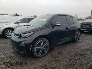 2016 BMW i3 with VIN WBY1Z4C51GV506537, listed as a Copart auction lot 49573865 with 2,665 mi miles and Clean Title. Bid and sale history available at carsss.com. Image 1.