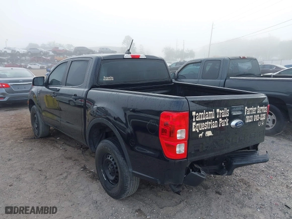 2022 Ford Ranger XL with VIN 1FTER4EHXNLD40232, listed as a IAAI auction lot 41486537 with 44,486 mi miles. Bid and sale history available at carsss.com. Image 3.