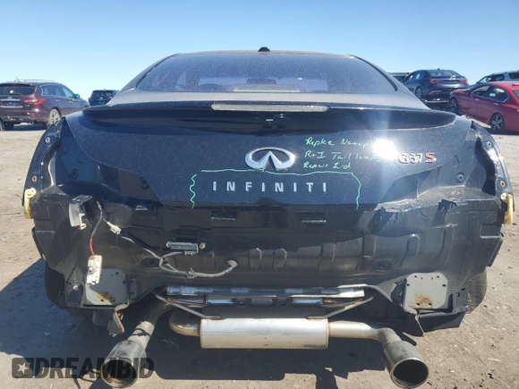 2009 Infiniti G37 Sport with VIN JNKCV64E49M604629, listed as a Copart auction lot 49499475 with 169,359 mi miles and Salvage Title. Bid and sale history available at DreamBid. Image 6.