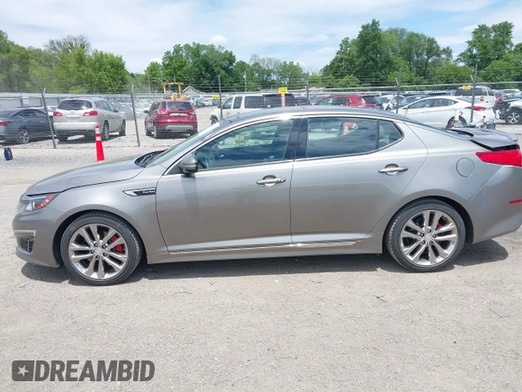 2015 Kia Optima SX Turbo with VIN 5XXGR4A62FG479575, listed as a IAAI auction lot 42357939 with 62,589 mi miles and . Bid and sale history available at DreamBid. Image 14.