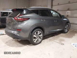 2019 Nissan Murano SL with VIN 5N1AZ2MS6KN143523, listed as a IAAI auction lot 41212120 with 99,812 mi miles and . Bid and sale history available at DreamBid. Image 4.