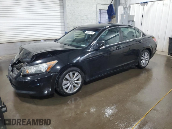 2011 Honda Accord EX with VIN 1HGCP2F7XBA031215, listed as a Copart auction lot 56638195 with 217,477 mi miles and Salvage title. Bid and sale history available at DreamBid. Image 1.