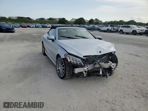 2021 Mercedes-Benz C 300 with VIN W1KWK8DB3MG071193, listed as a Copart auction lot 50141655 with 15,197 mi miles and Non Repairable. Bid and sale history available at DreamBid. Image 10.