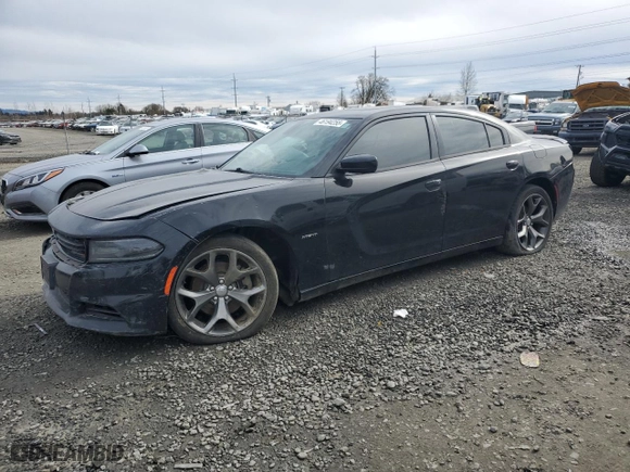 2015 Dodge Charger RT with VIN 2C3CDXCT1FH801531, listed as a Copart auction lot 46194255 with NaN miles and Clean Title. Bid and sale history available at carsss.com. Image 1.