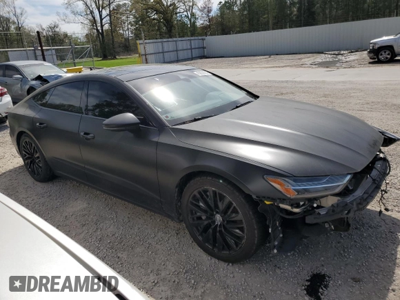 2019 Audi A7 Premium Plus with VIN WAUR2AF24KN052945, listed as a Copart auction lot 45858584 with 60,028 mi miles. Bid and sale history available at carsss.com. Image 4.