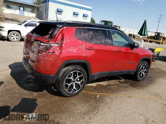 2025 Jeep Compass Limited with VIN 3C4NJDCN2ST513905, listed as a Copart auction lot 64436925 with 16,811 mi miles and Clean title. Bid and sale history available at DreamBid. Image 3.
