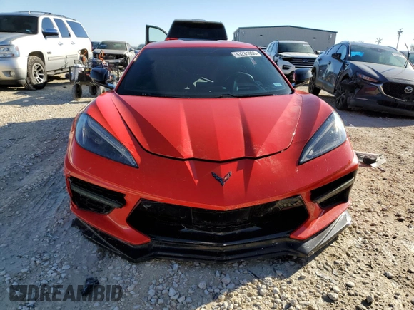 2021 Chevrolet Corvette 3LT with VIN 1G1YC2D40M5116528, listed as a Copart auction lot 43281055 with 31,853 mi miles and Salvage Title. Bid and sale history available at carsss.com. Image 5.