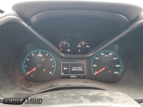 2020 Chevrolet Colorado 4WD Work Truck with VIN 1GCGTBENXL1244968, listed as a Copart auction lot 62849515 with 31,752 mi miles and Salvage title. Bid and sale history available at DreamBid. Image 9.