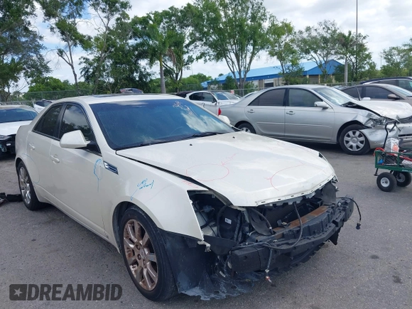 2008 Cadillac CTS RWD with VIN 1G6DV57V880128535, listed as a IAAI auction lot 39097540 with 153,140 mi miles and . Bid and sale history available at DreamBid. Image 1.