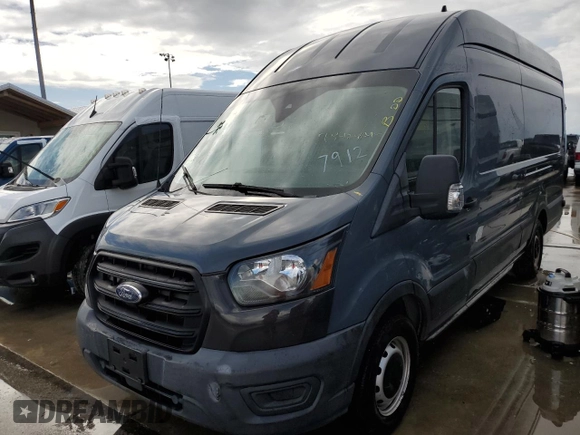 2020 Ford Transit Cargo with VIN 1FTBR3X86LKA47912, listed as a Copart auction lot 74428244 with Not Provided miles and Salvage Title. Bid and sale history available at DreamBid. Image 1.