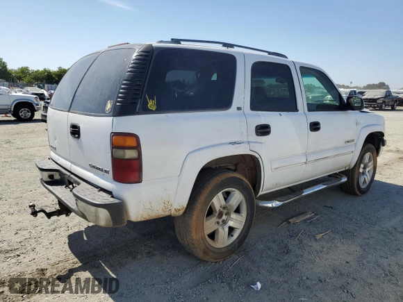 2003 Chevrolet Tahoe LS with VIN 1GNEK13T93J195324, listed as a Copart auction lot 58579235 with Not provided miles and Clean title. Bid and sale history available at DreamBid. Image 3.