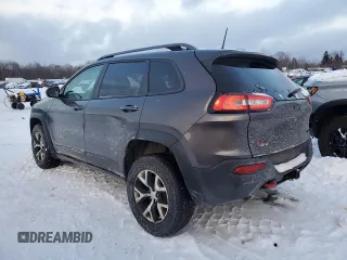 2017 Jeep Cherokee Trailhawk L Plus with VIN 1C4PJMBS2HD228037, listed as a Copart auction lot 41365075 with 84,479 mi miles and Salvage Title. Bid and sale history available at carsss.com. Image 2.