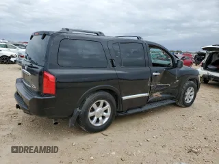 2007 Infiniti QX56 with VIN 5N3AA08C27N800671, listed as a Copart auction lot 43329395 with 256,723 mi miles and Salvage Title. Bid and sale history available at carsss.com. Image 3.