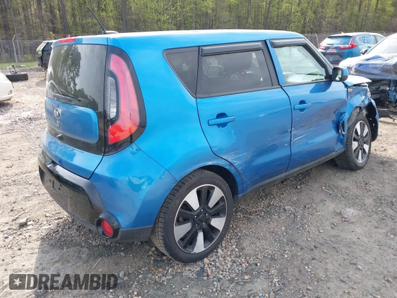 2016 Kia Soul + with VIN KNDJP3A55G7330696, listed as a IAAI auction lot 41936996 with 135,546 mi miles. Bid and sale history available at carsss.com. Image 4.