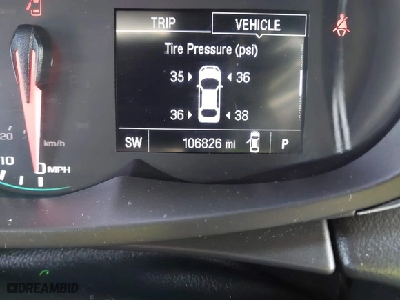 2018 Chevrolet Trax LS with VIN KL7CJNSB4JB723374, listed as a IAAI auction lot 41670962 with 106,826 mi miles. Bid and sale history available at carsss.com. Image 14.