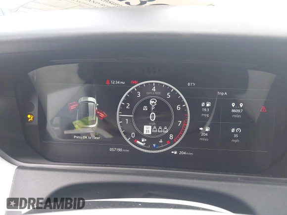 2020 Land Rover Range Rover Velar with VIN SALYU2EE1LA257148, listed as a IAAI auction lot 42366021 with 57,190 mi miles and . Bid and sale history available at DreamBid. Image 7.