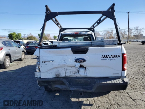 2016 Ford F-150 XL with VIN 1FTNF1CF1GKD83116, listed as a Copart auction lot 87842595 with 169,477 mi miles and Salvage Title. Bid and sale history available at carsss.com. Image 6.