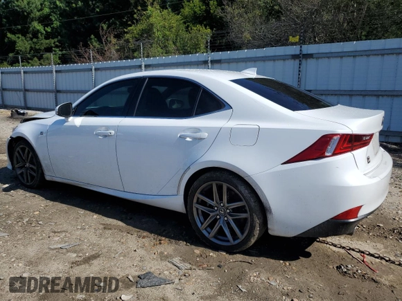 2014 Lexus IS 350 with VIN JTHBE1D24E5006484, listed as a Copart auction lot 60309865 with 160,345 mi miles and Salvage title. Bid and sale history available at DreamBid. Image 2.