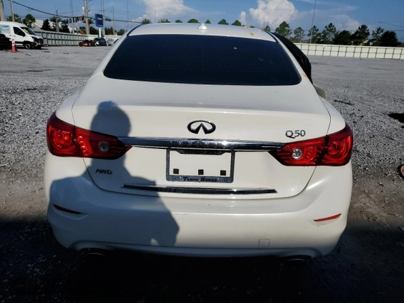2017 Infiniti Q50 Premium with VIN JN1EV7AR0HM831261, listed as a Copart auction lot 63511775 with 79,484 mi miles and Salvage title. Bid and sale history available at DreamBid. Image 6.