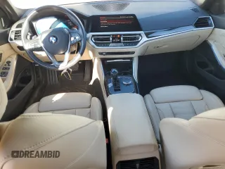 2019 BMW 3 Series 330i with VIN WBA5R1C59KAK09787, listed as a Copart auction lot 49501565 with 22,383 mi miles and Salvage Title. Bid and sale history available at carsss.com. Image 8.