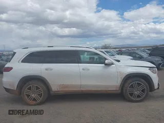 2025 Mercedes-Benz GLS 450 with VIN 4JGFF5KE3SB402662, listed as a IAAI auction lot 42047355 with 2,879 mi miles and . Bid and sale history available at DreamBid. Image 13.