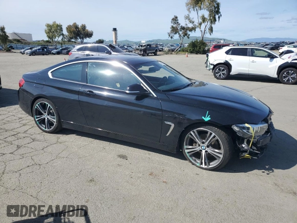 2018 BMW 4 Series 430i with VIN WBA4W3C57JAE64861, listed as a Copart auction lot 49739115 with 115,188 mi miles and Salvage Title. Bid and sale history available at DreamBid. Image 4.