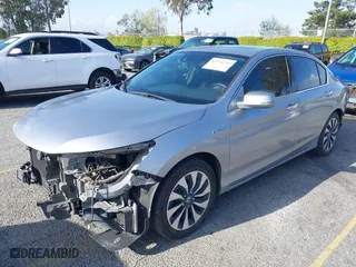 2017 Honda Accord Hybrid EX-L with VIN JHMCR6F5XHC004090, listed as a IAAI auction lot 41934241 with 241,638 mi miles. Bid and sale history available at carsss.com. Image 18.