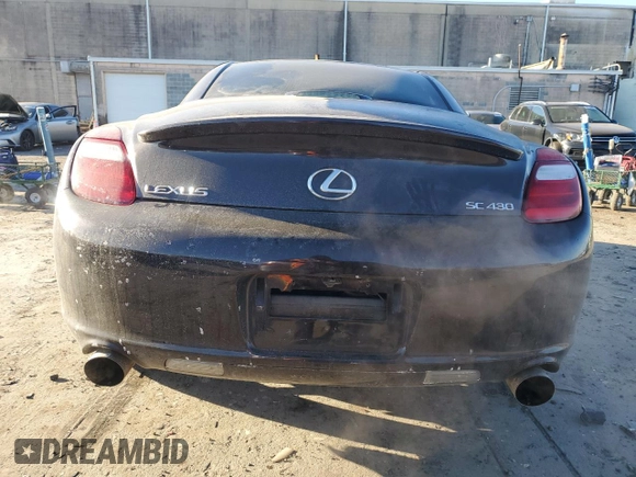 2007 Lexus SC 430 with VIN JTHFN45Y179014155, listed as a Copart auction lot 42896105 with 142,018 mi miles and Salvage Title. Bid and sale history available at DreamBid. Image 6.