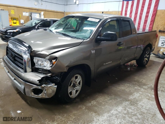 2007 Toyota Tundra SR5 with VIN 5TBBT541X7S457656, listed as a Copart auction lot 46632065 with 263,733 mi miles and Clean Title. Bid and sale history available at carsss.com. Image 1.
